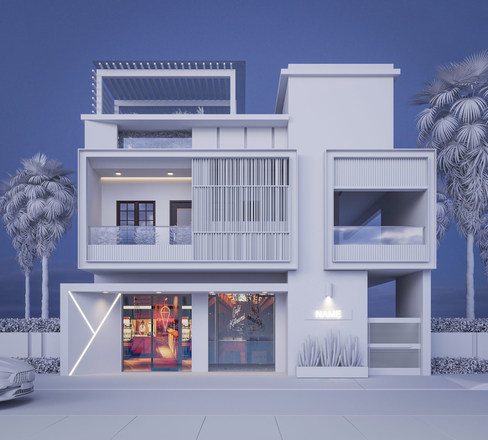 PrimeX BIM Studio project rendering